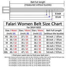 Load image into Gallery viewer, Falari Women's Top Grain Leather Belt