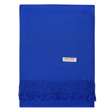 Load image into Gallery viewer, Women's Soft Solid Color Pashmina Shawl Wrap Scarf - Royal