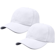 Load image into Gallery viewer, 2-Pack Baseball Dad Cap Adjustable Size Perfect for Running Workouts and Outdoor Activities
